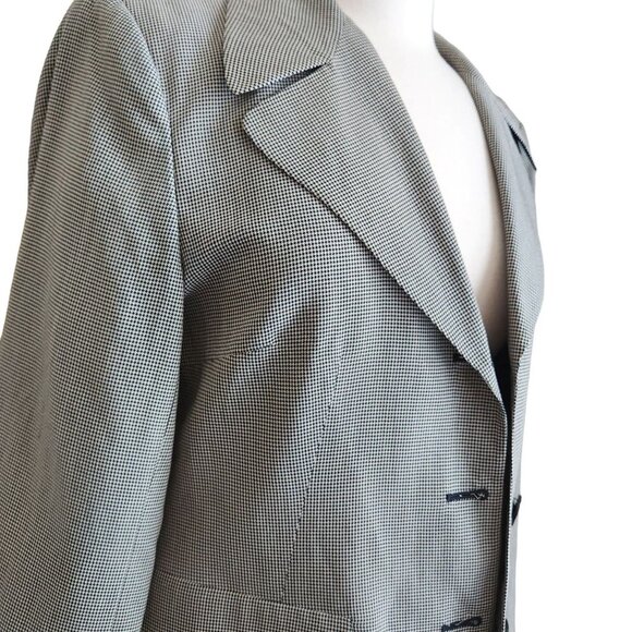Vintage DKNY Wool Blazer Jacket Size 12 Dead Stock USA Union Made MSRP $405 NWT - Picture 3 of 16